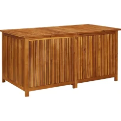 Puutarhan varastolaatikko 113x50x58 cm, akasiapuu