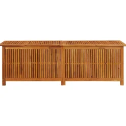 Puutarhan varastolaatikko 113x50x58 cm, akasiapuu