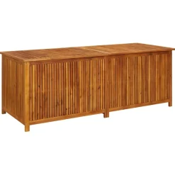 Puutarhan varastolaatikko 113x50x58 cm, akasiapuu