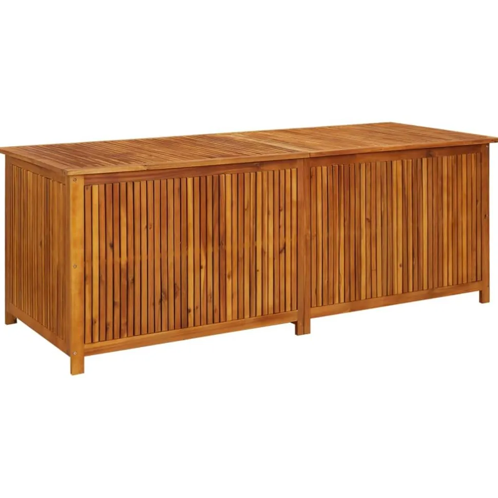 Puutarhan varastolaatikko 113x50x58 cm, akasiapuu