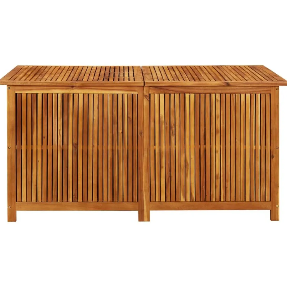 Puutarhan varastolaatikko 113x50x58 cm, akasiapuu