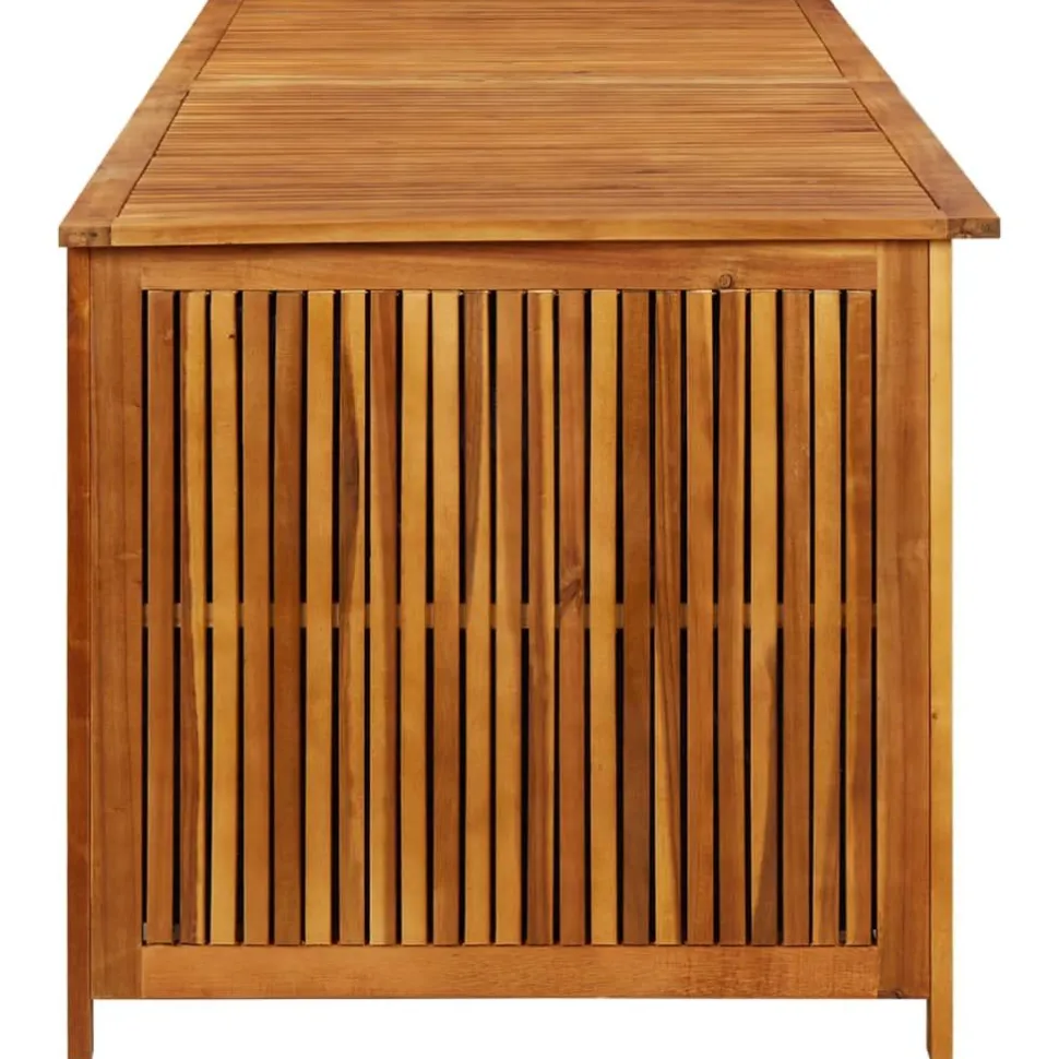 Puutarhan varastolaatikko 113x50x58 cm, akasiapuu