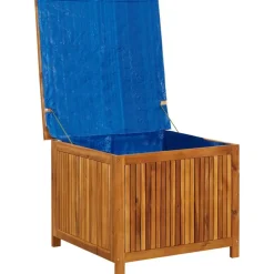 Puutarhan varastolaatikko 113x50x58 cm, akasiapuu