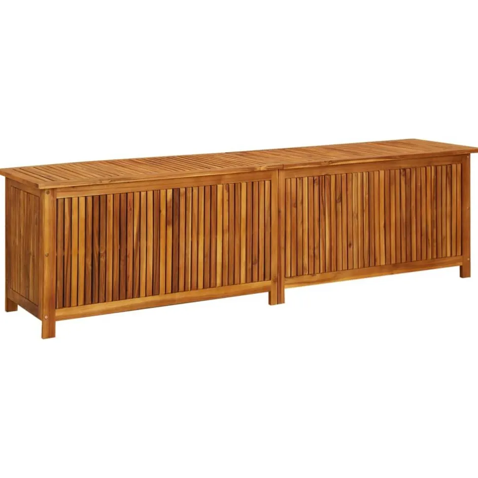 Puutarhan varastolaatikko 113x50x58 cm, akasiapuu