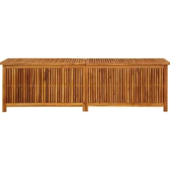 Puutarhan varastolaatikko 113x50x58 cm, akasiapuu