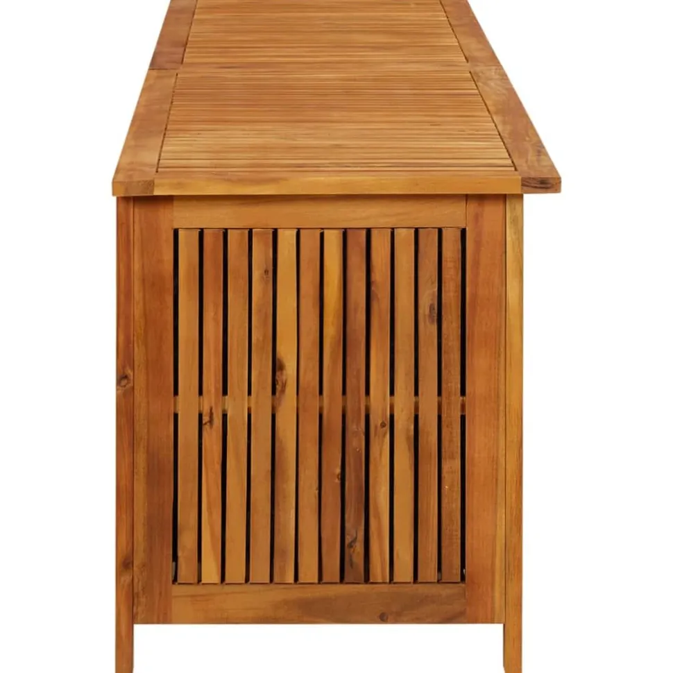 Puutarhan varastolaatikko 113x50x58 cm, akasiapuu