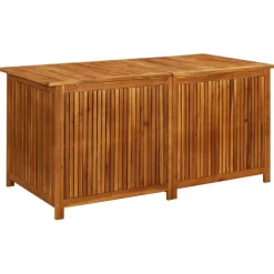 Puutarhan varastolaatikko 113x50x58 cm, akasiapuu