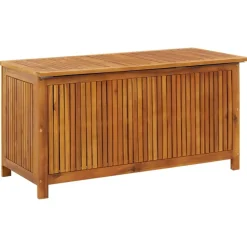 Puutarhan varastolaatikko 113x50x58 cm, akasiapuu