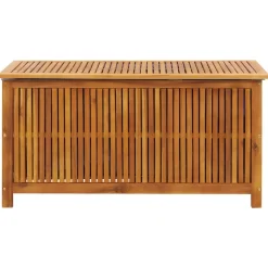 Puutarhan varastolaatikko 113x50x58 cm, akasiapuu