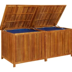 Puutarhan varastolaatikko 113x50x58 cm, akasiapuu