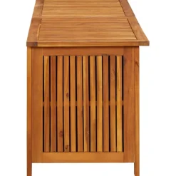 Puutarhan varastolaatikko 113x50x58 cm, akasiapuu
