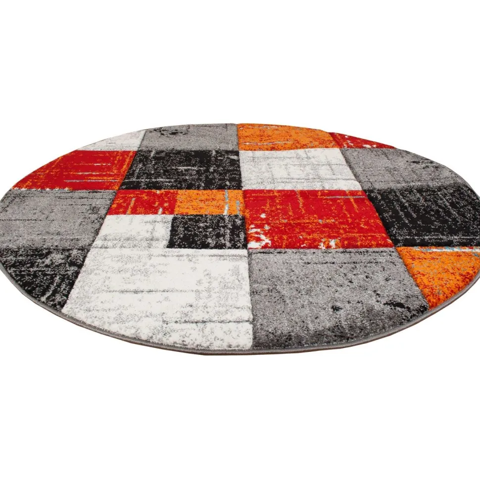 Pyöreä matto Benina London Square Ø120cm musta