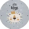 Pyöreä matto Benina Play Lion Ø120cm harmaa