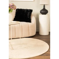 Pyöreä matto Benina Relax, Ø120cm, natural