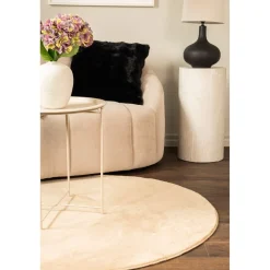 Pyöreä matto Benina Relax, Ø120cm, natural
