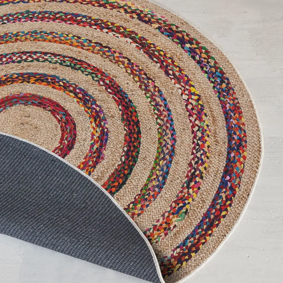 Pyöreä matto Linento Woopamuk496, beige, eri kokoja