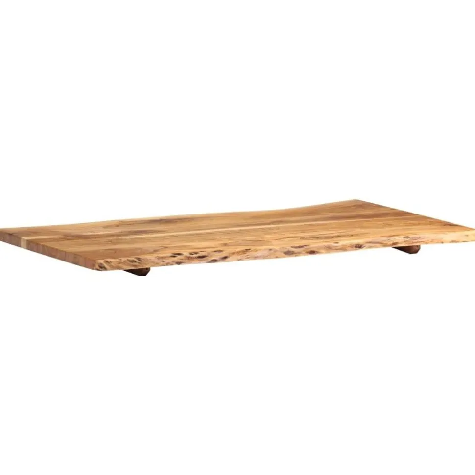 Pöytälevy täysi akaasiapuu 100x60x2,5 cm