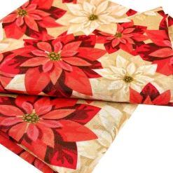 Pöytäliina Home4You CHRISTMAS NEW 136x220 cm, joulutähdet, monivärinen