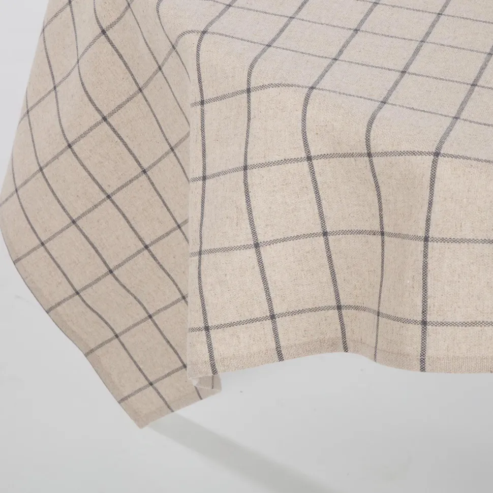 Pöytäliina Home4You LINEN 136x136 cm, pellavanvärinen, neliö