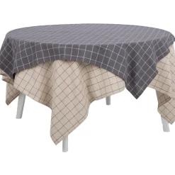 Pöytäliina Home4You LINEN 170x170 cm, pellavanvärinen, neliö