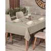 Pöytäliina Linento Plain 160, 155x 160cm, beige
