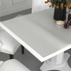 Pöytäsuoja läpikuultava 90x90 cm 2 mm pvc