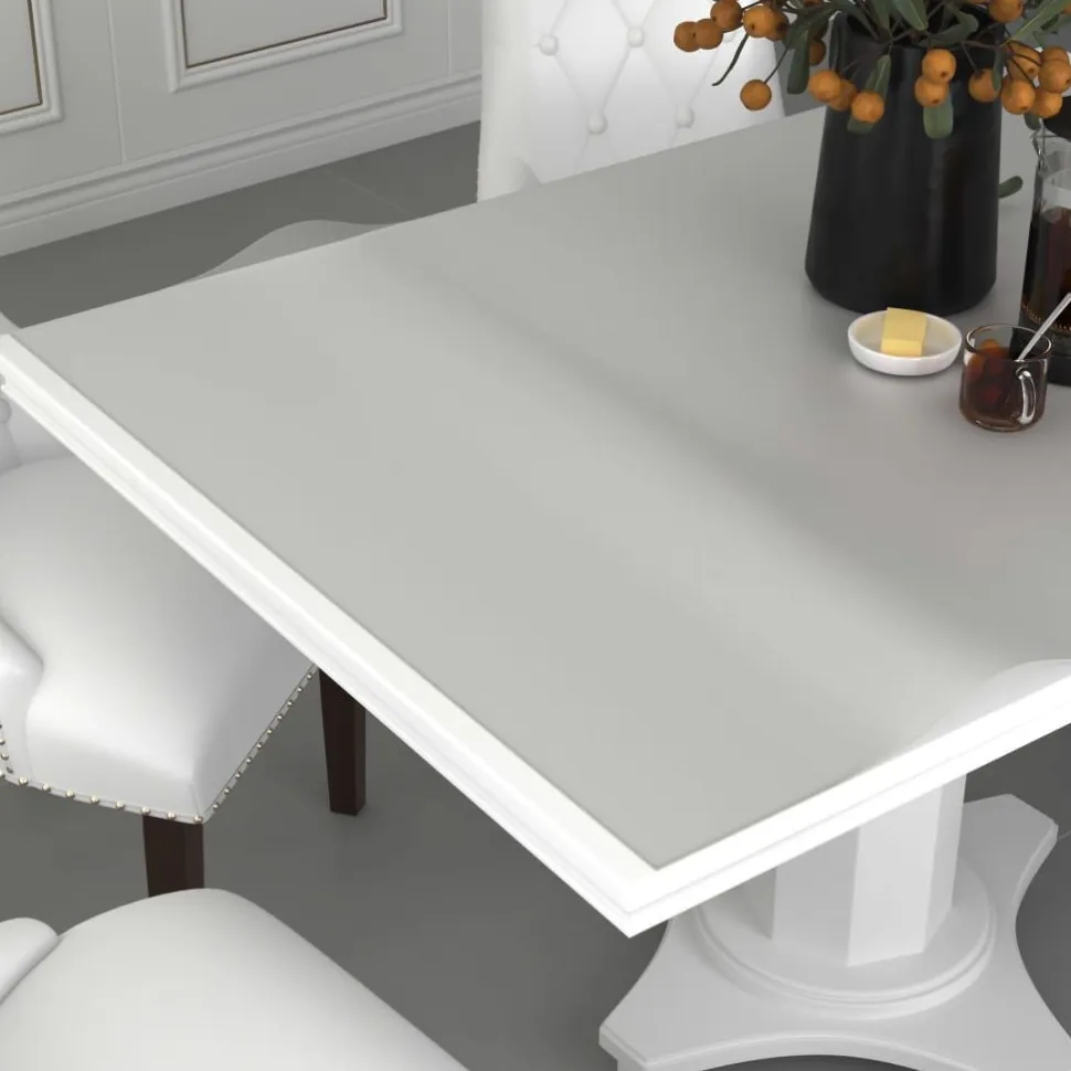 Pöytäsuoja läpikuultava 90x90 cm 2 mm pvc