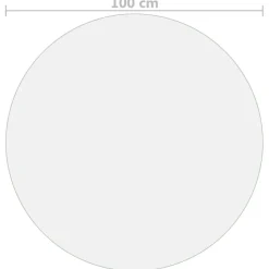Pöytäsuoja PVC, eri halkaisijoita ja paksuuksia, läpikuultava, läpinäkyvä tai matta (02514)