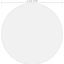 Pöytäsuoja PVC, eri halkaisijoita ja paksuuksia, läpikuultava, läpinäkyvä tai matta (02514)