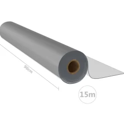 Pöytäsuoja, 0,9x15 m 2 mm PVC, eri värejä (02516)
