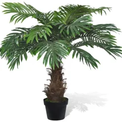 Realistinen keinotekoinen käpypalmu ruukussa 80 cm
