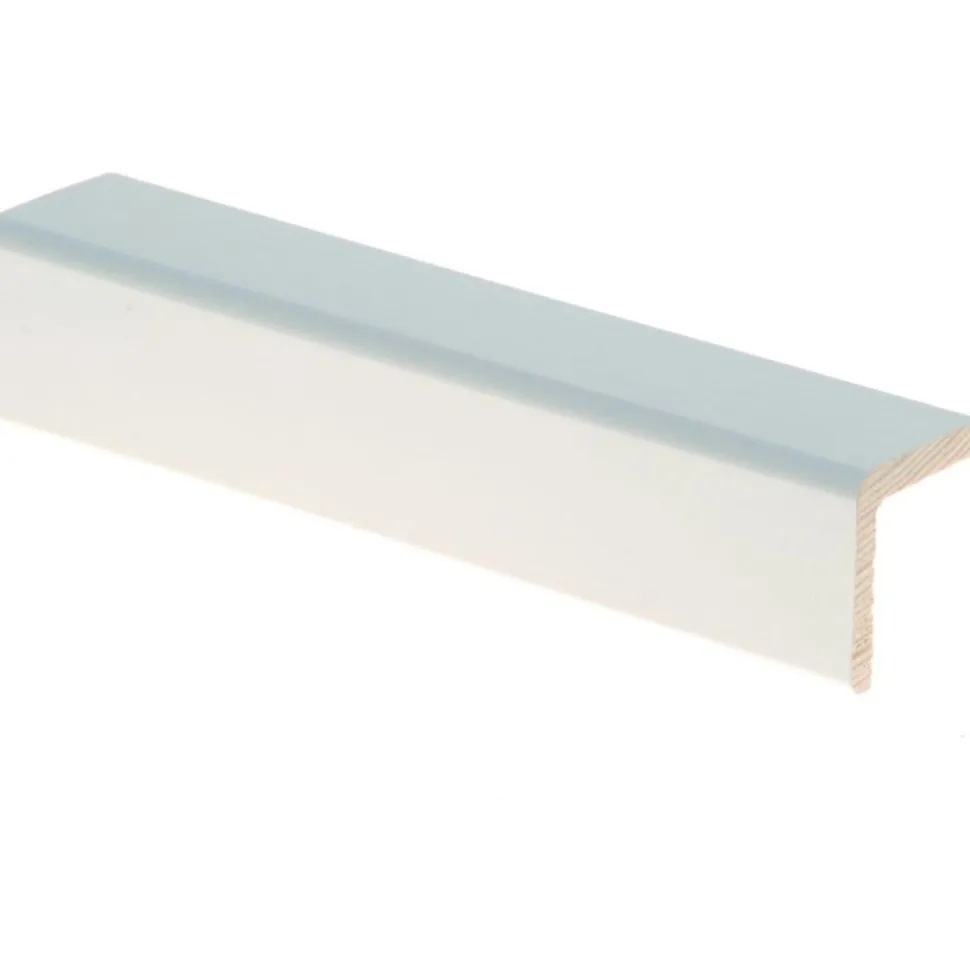 Reunalista Maler Aava 32x32/26x2700mm mänty valkoinen