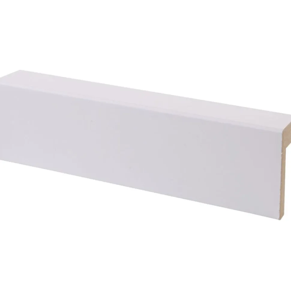 Reunalista Maler Smart Aava 21x42/13x2200mm MDF puolikiiltävä valkoinen