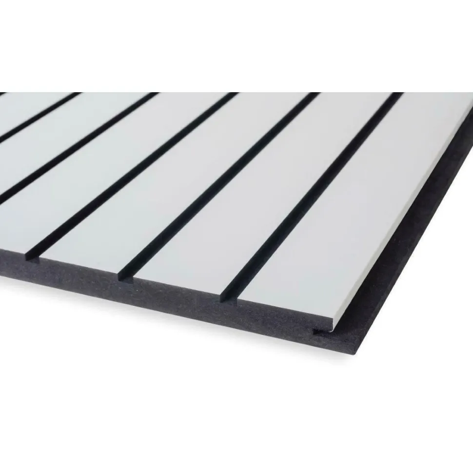 Rimalevy/sisustuslevy Maler Art Louvre, 12x616x2800mm, mdf, valkoinen F497