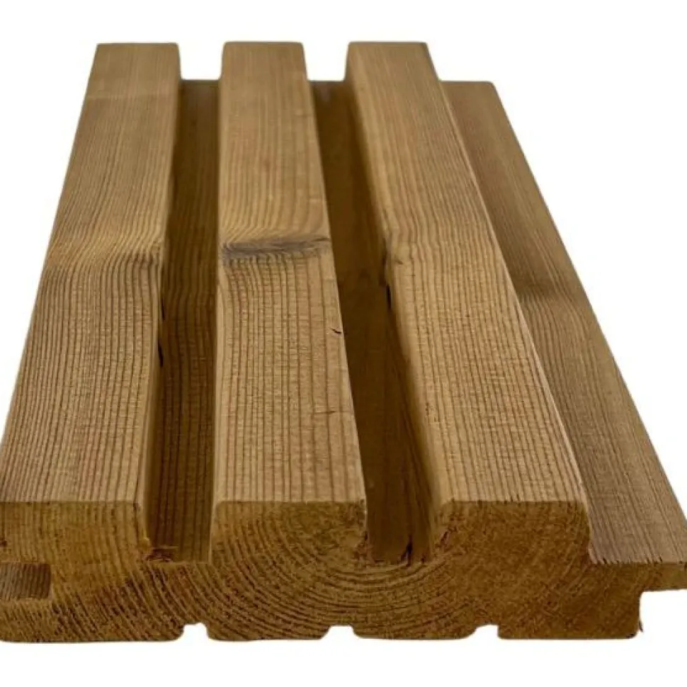 Rimapaneeli Cent Rima-3, 28x120mm, mänty, lämpökäsitelty, eri pituuksia
