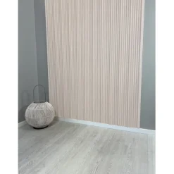 Rimapaneeli Järnvik Decoration Betula 179 3D 12x122x2600 mm vaalea koivu