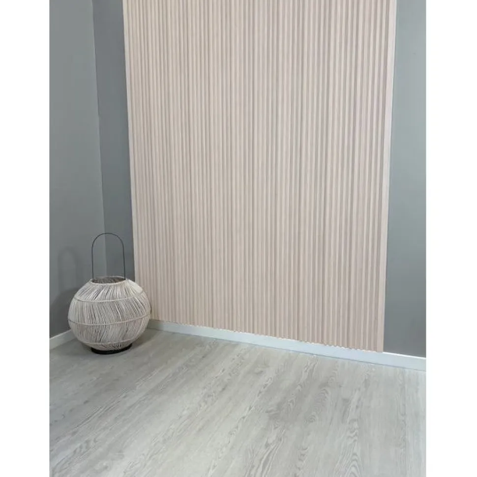 Rimapaneeli Järnvik Decoration Betula 179 3D 12x122x2600 mm vaalea koivu