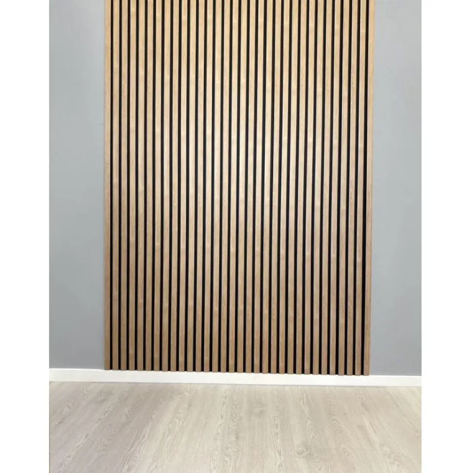 Rimapaneeli Järnvik Decoration Glorio 269 3D 12x122x2600 mm musta/tammi