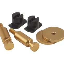 Ripustustappi Fibrotech akustiikkalevyyn, 45x24mm, 2kpl, teräs, messinki RAL 1004