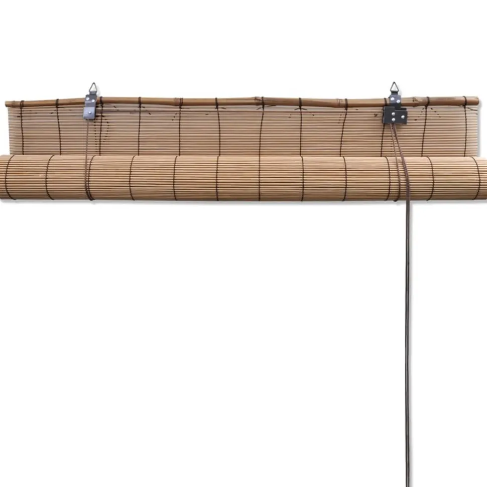 Rullaverho bambu 80x220 cm ruskea