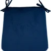 Samettinen istuintyyny Home4You 39x39 cm, sininen