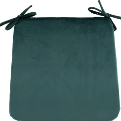 Samettinen istuintyyny Home4You 39x39 cm, vihreä