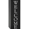 Sateenvarjoteline welcome teräs musta