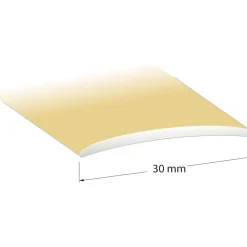 Saumalista Lundbergs Standard messinki, eri kokoja