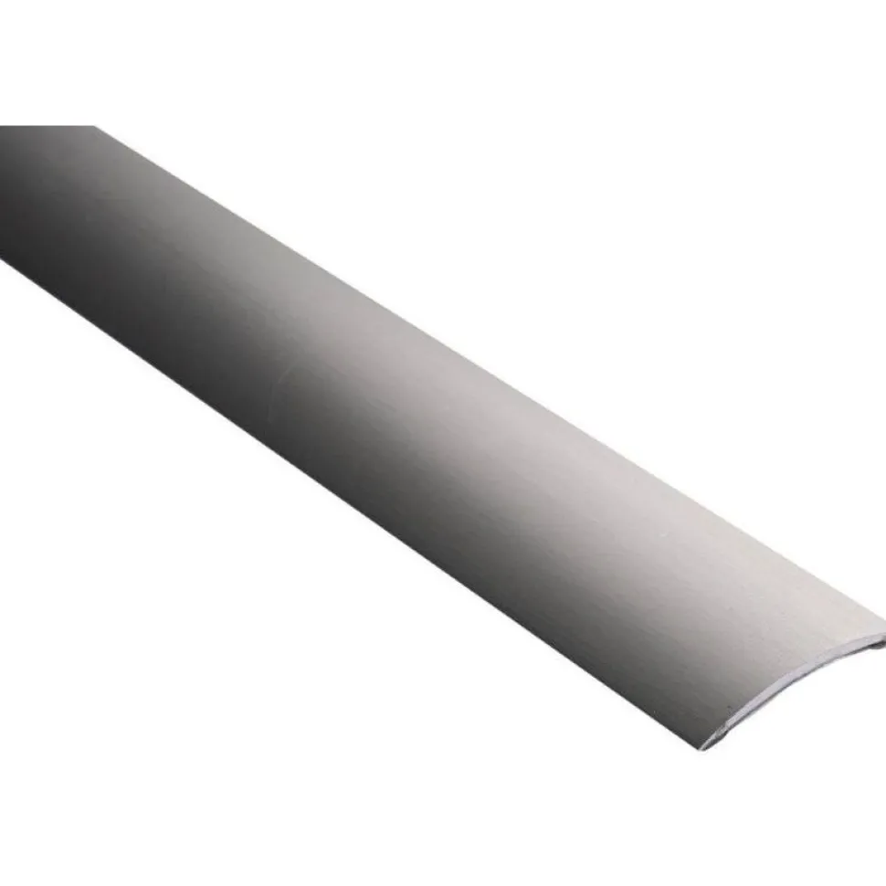 Saumalista Maler sileä 5x40x2000mm alumiini tarra harjattu grafiitti