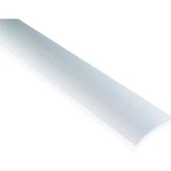 Saumalista Maler sileä 5x40x1000mm alumiini tarra valkoinen maalattu