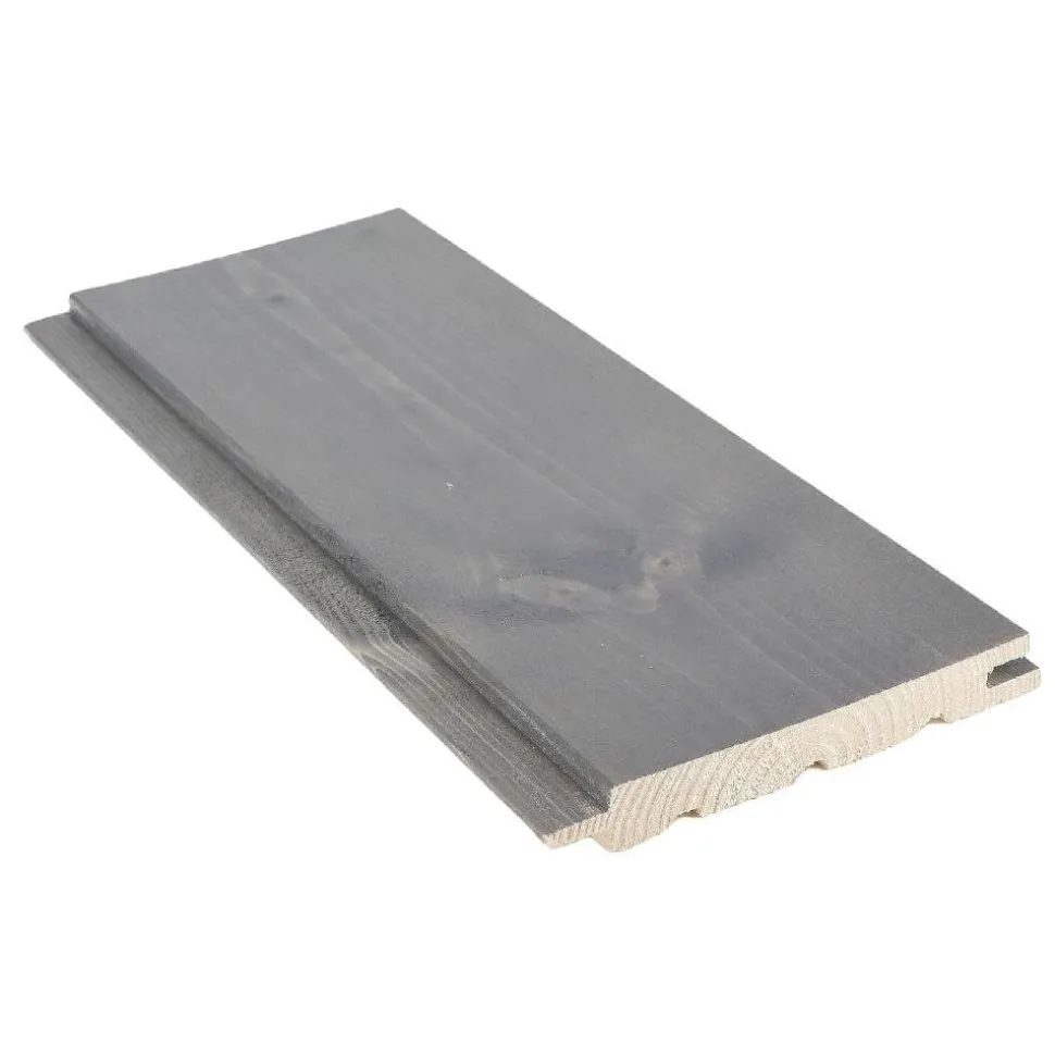 Saunapaneeli Cent STS4 14x120x2400 mm kuusi harmaa saunasuojattu