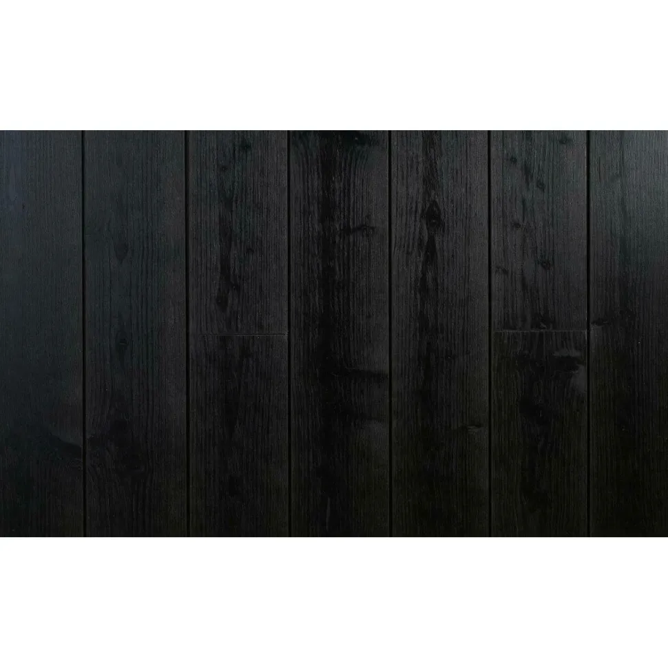Saunapaneeli Maler Rustik SPA STS-3, 18x145mm, kuusi, ympäripontattu, PN, harjattu hiili
