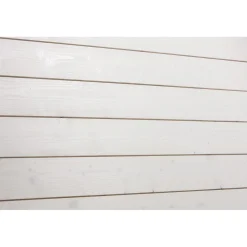 Saunapaneeli Aure Kuusi STS/V PN 14x120x2370 mm kuultovalkoinen saunasuoja