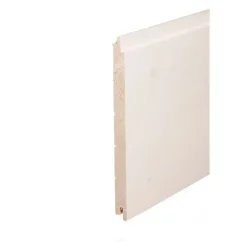 Saunapaneeli Aure Riihi 15x215x2500 mm STS V PN OK PP päätypontattu kuusi kuultovalkoinen saunasuoja